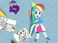 Oyunu Equestria Girls Boyama Kitabı çevrimiçi