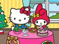 Oyunu Hello Kitty ve Arkadaşlar ile Noel Yemeği çevrimiçi