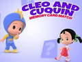 Oyunu Cleo ve Cuquin: Bellek Kartı Eşleştirme çevrimiçi