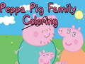 Oyunu Peppa Pig Ailesi Boyama çevrimiçi
