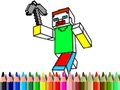 Oyunu Okula Dönüş: Minecraft Boyama çevrimiçi