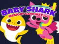 Oyunu Baby Shark Bellek Kartları Eşleştirme çevrimiçi