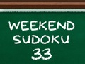 Oyunu Hafta Sonu Sudoku 33 çevrimiçi