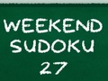 Oyunu Hafta Sonu Sudoku 27 çevrimiçi