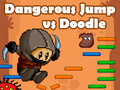 Oyunu Tehlikeli Zıplama vs Doodle Jump çevrimiçi