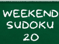 Oyunu Hafta Sonu Sudoku 20 çevrimiçi