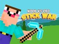 Oyunu Noob vs Pro Çubuk Savaşı çevrimiçi