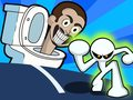 Oyunu Stickman vs Skibidi Tuvalet çevrimiçi