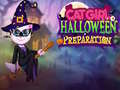 Oyunu Kedi Kız Halloween Hazırlığı çevrimiçi
