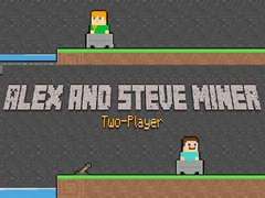 Oyunu Alex ve Steve: İki Oyunculu Madenci çevrimiçi