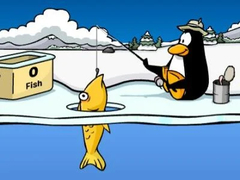 Oyunu Club Penguin: Buz Balığı çevrimiçi