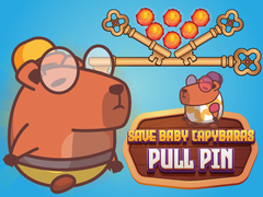 Oyunu Bebek Kapibara'ları Kurtar Pull Pin çevrimiçi
