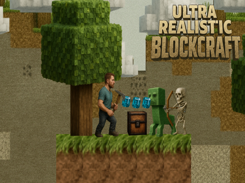 Oyunu Ultra Gerçekçi Blockcraft çevrimiçi