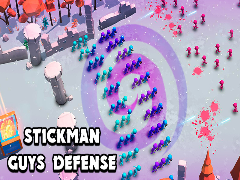 Oyunu Stickman Guys savunma çevrimiçi