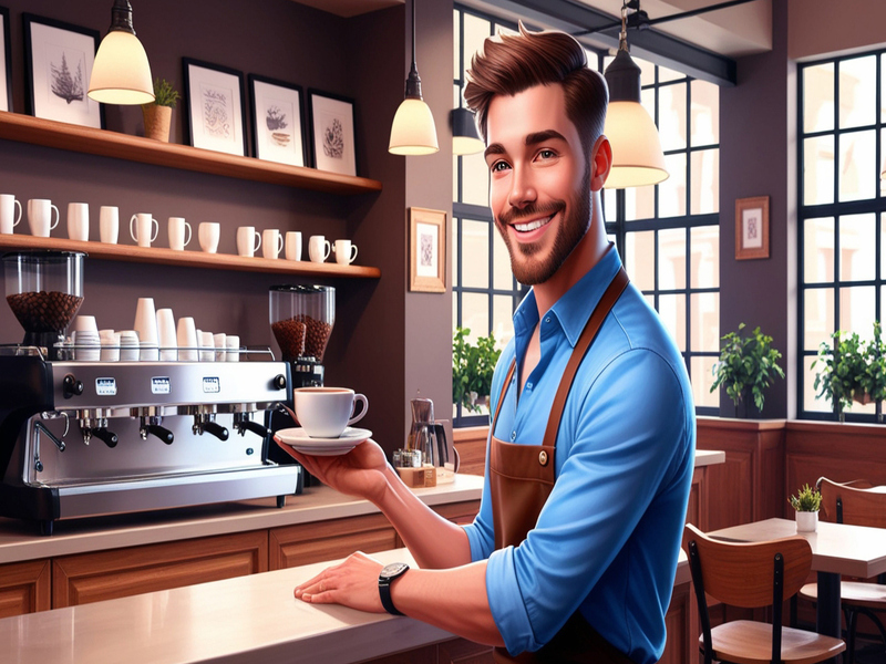 Oyunu Cafe Sahibi İş Simülatörü çevrimiçi