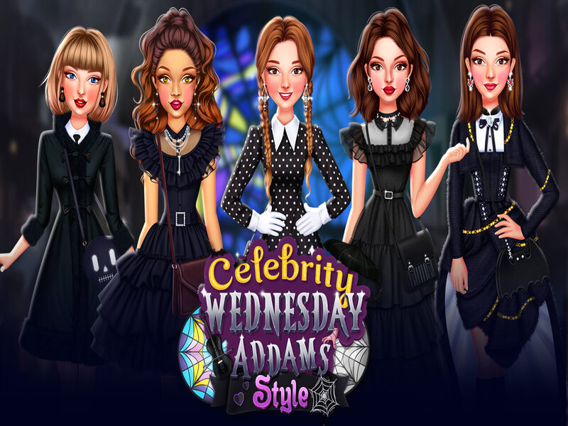 Oyunu Ünlü Çarşamba Addams Style çevrimiçi