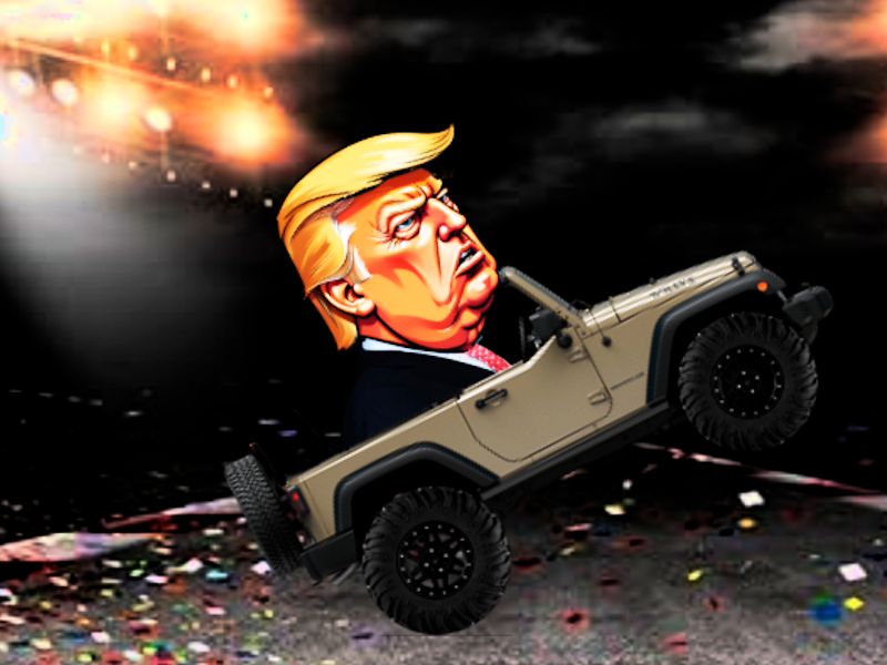 Oyunu Trump Wheelie Challenge çevrimiçi