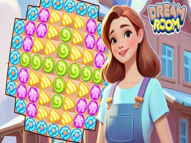 Oyunu Match-3: Rüya Odası çevrimiçi
