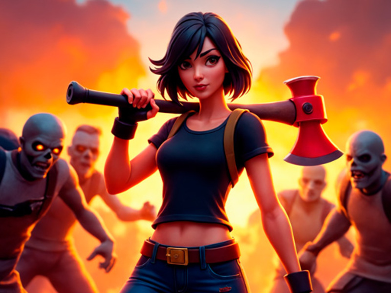 Oyunu Loop Survivors Zombie City çevrimiçi