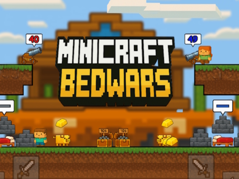 Oyunu Minicraft Bedwars çevrimiçi