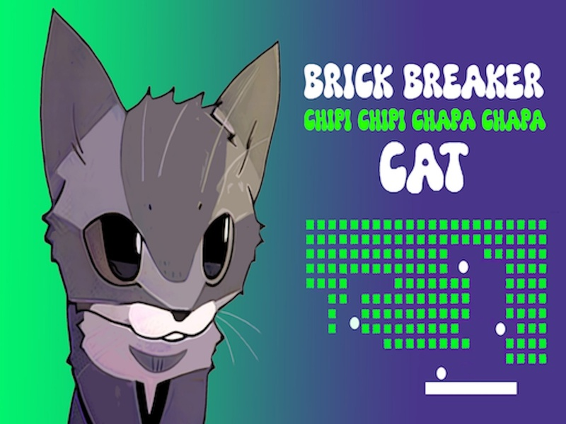 Oyunu Tuğla Breaker Chipi Chipi Chapa Chapa Kedi çevrimiçi