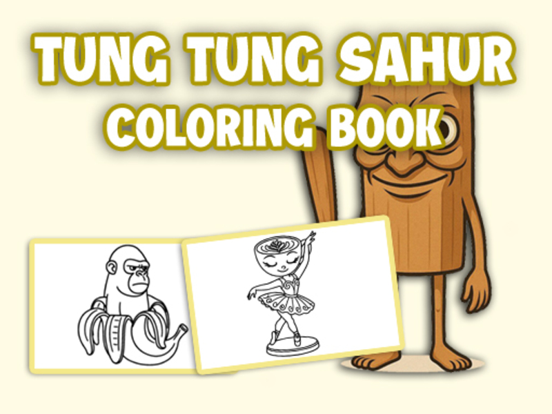Oyunu Tung Tung Sahur Boyama Kitabı çevrimiçi