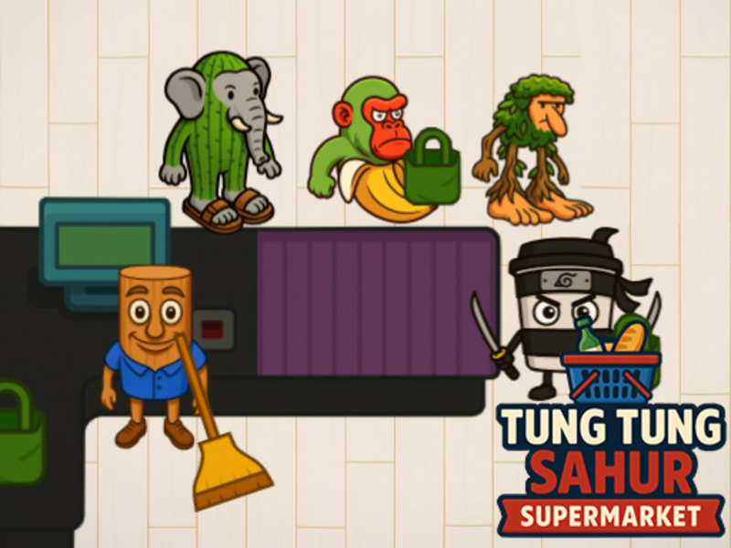 Oyunu Tung Tung Sahur Süpermarket çevrimiçi