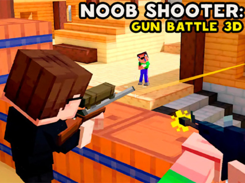Oyunu Noob Shooter: Gun Savaşı 3D çevrimiçi
