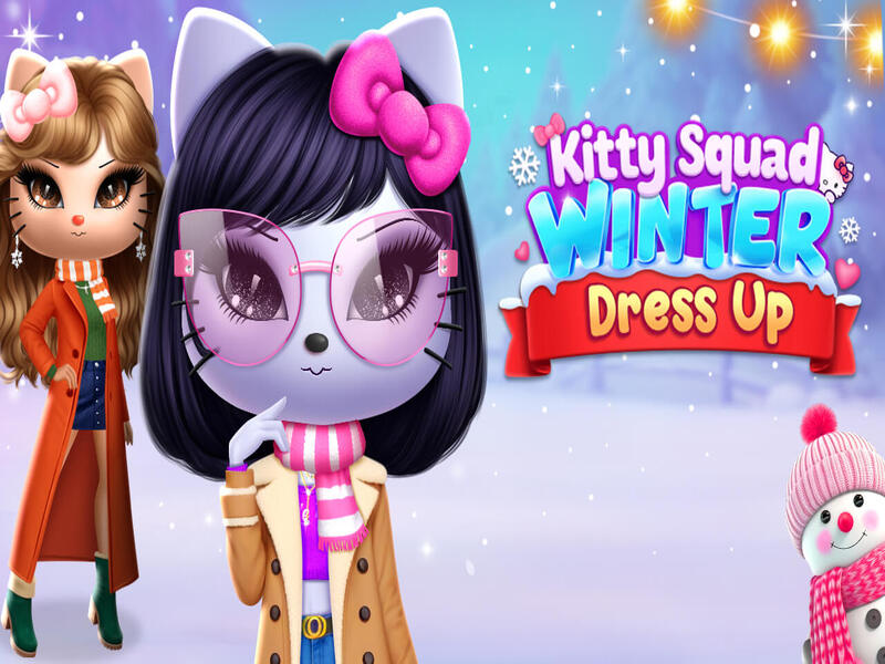 Oyunu Kitty Squad Kış elbisesi çevrimiçi