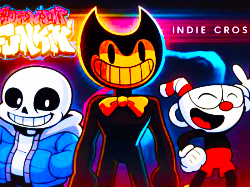 Oyunu FNF vs indie Cross çevrimiçi