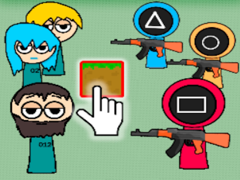 Oyunu Sandbox Squid oyunu bir meydan okuma yarat çevrimiçi