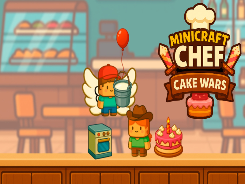 Oyunu Minicraft şef kek savaşları çevrimiçi